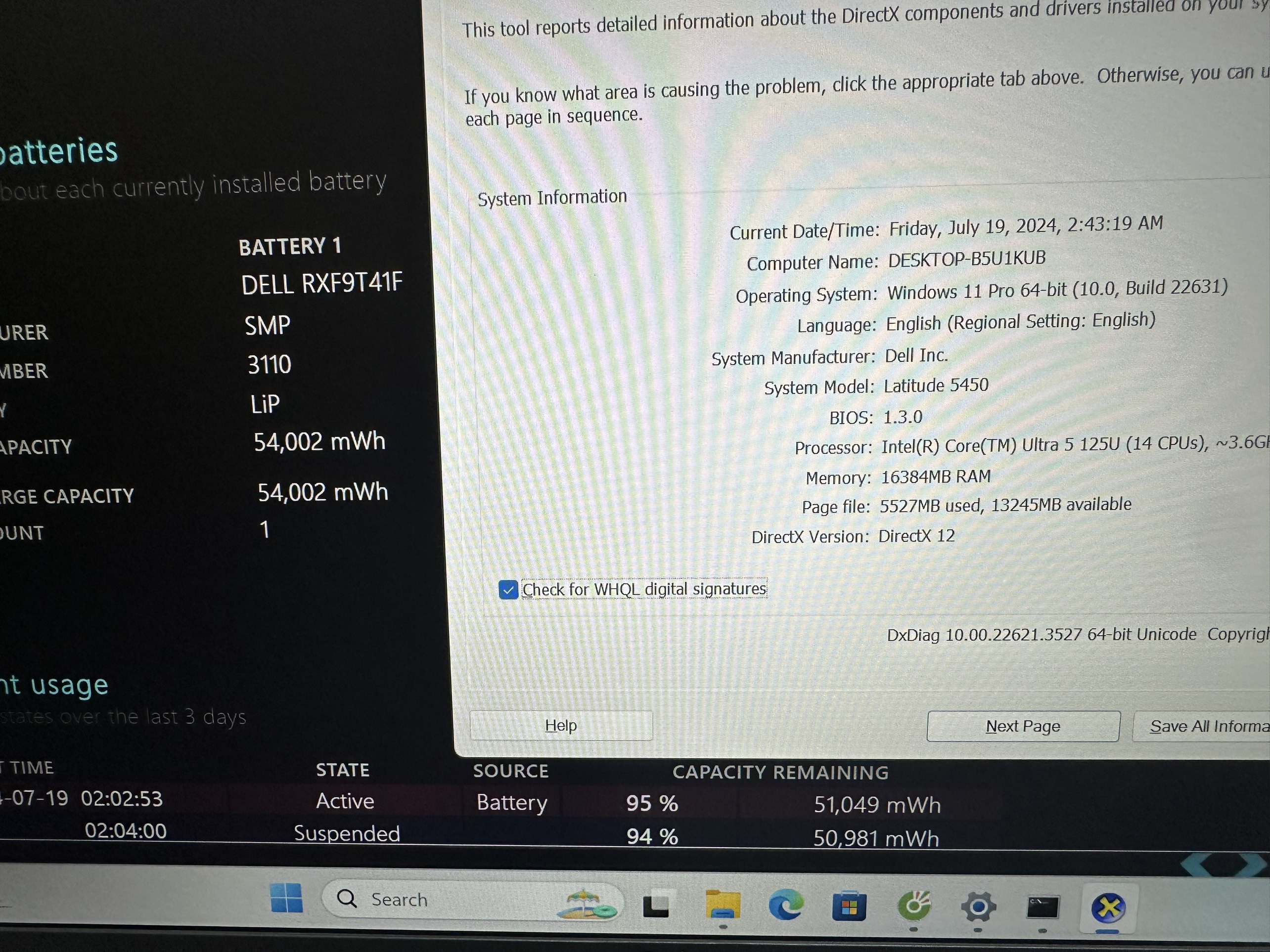 Dell Latitude 5450 Ultral 5 7