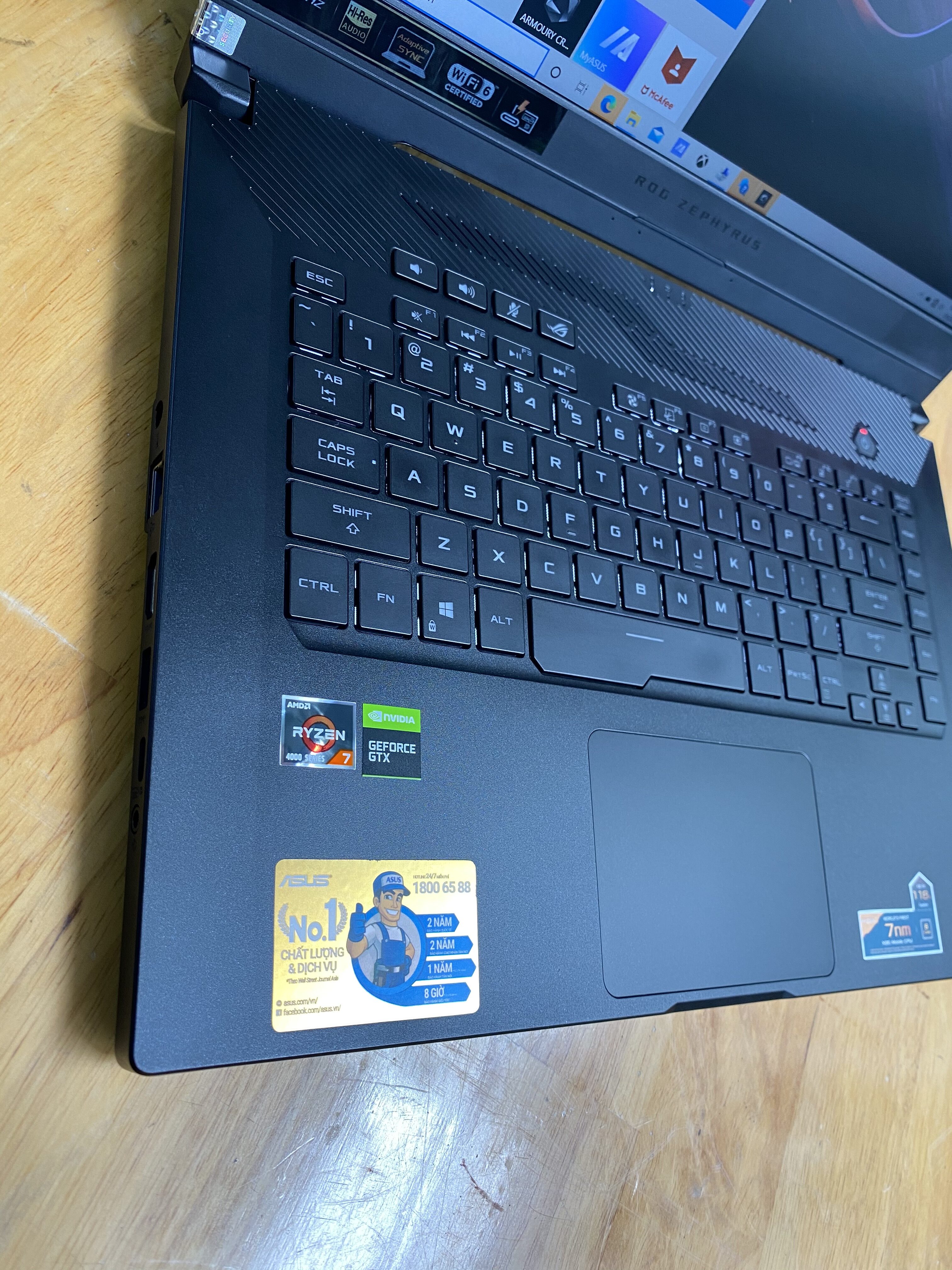 Asus Ga502i R7 6 Rotated