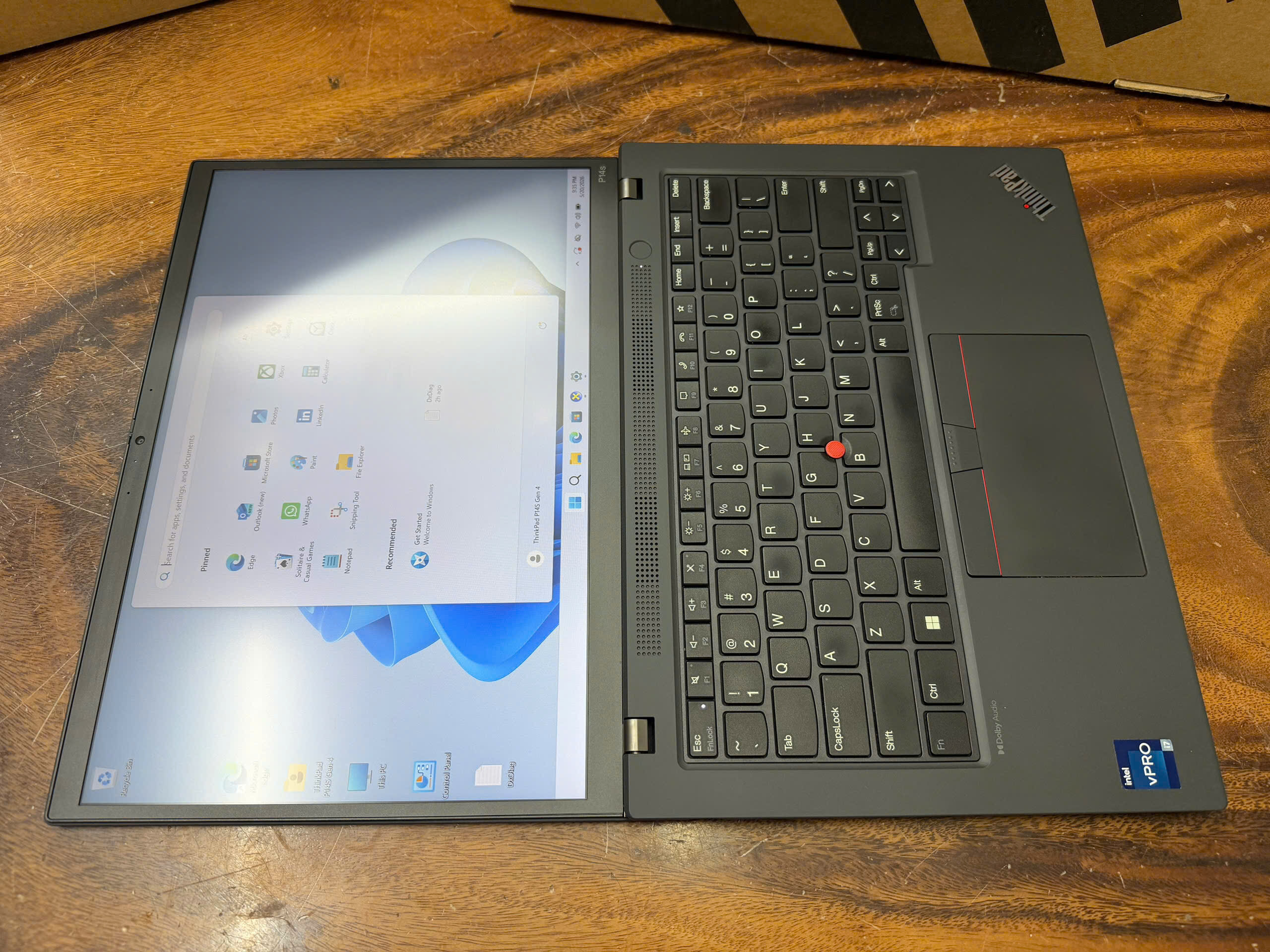 Thinkpad P14s Gen 4 I7 6 Rotated