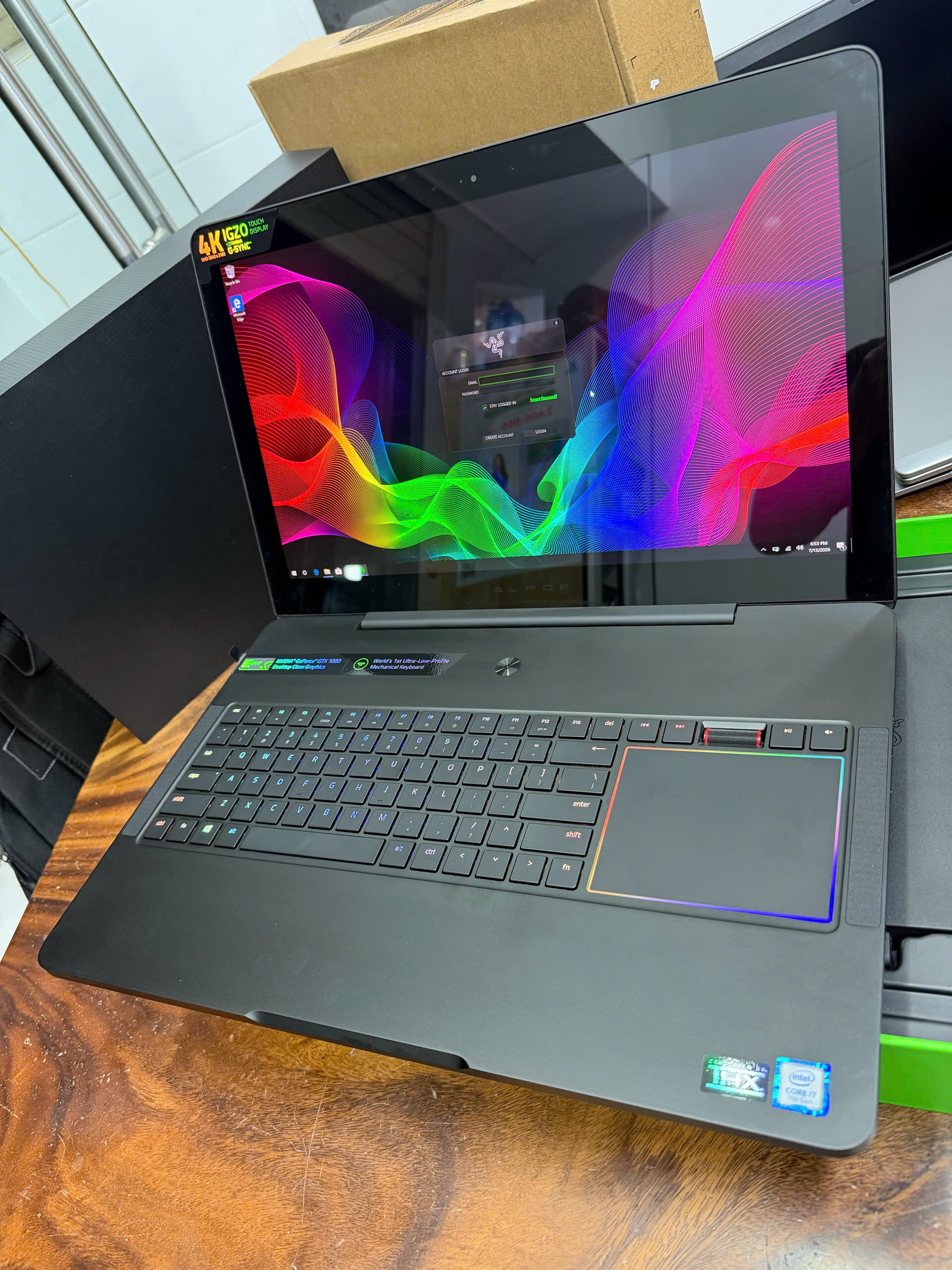 Razer Blade Pro 11 Rotated