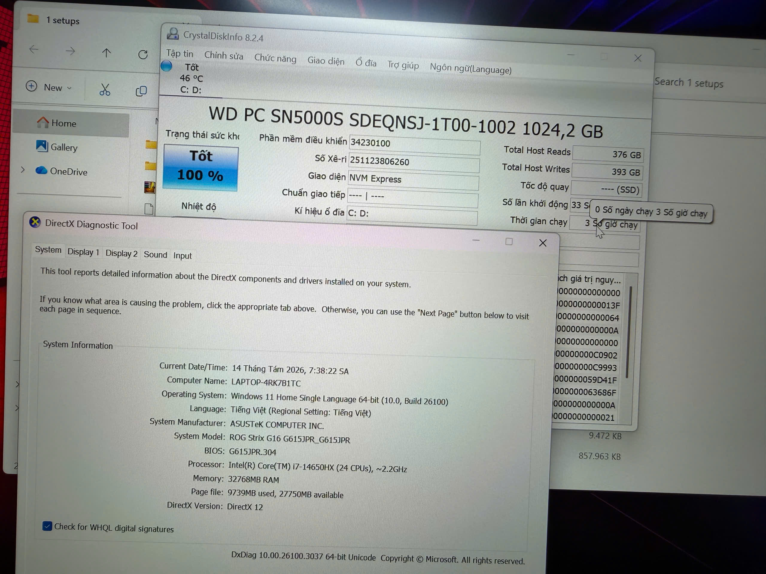 Asus Rog Strix G16 G615 5