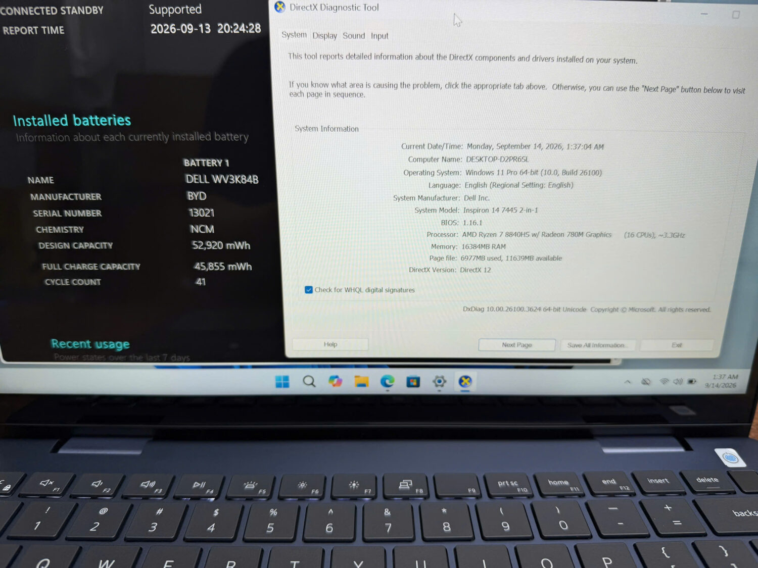 Dell Inspiron 7445 Ryzen 7 9